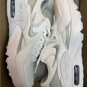 Nike Air Max White and Gray Sneakers